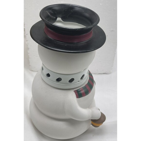 AromaGlow Home Fragrance Snowman Oil Lamp Holiday Living Fragrance Complete - Picture 7 of 16